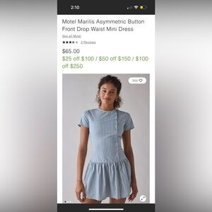 Urban Outfitters Striped Dress